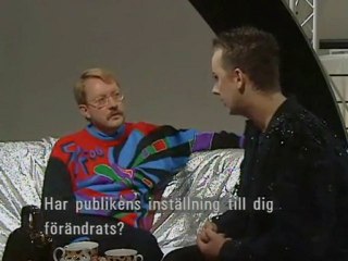 Boy George interviewed on Swedish tv 1987