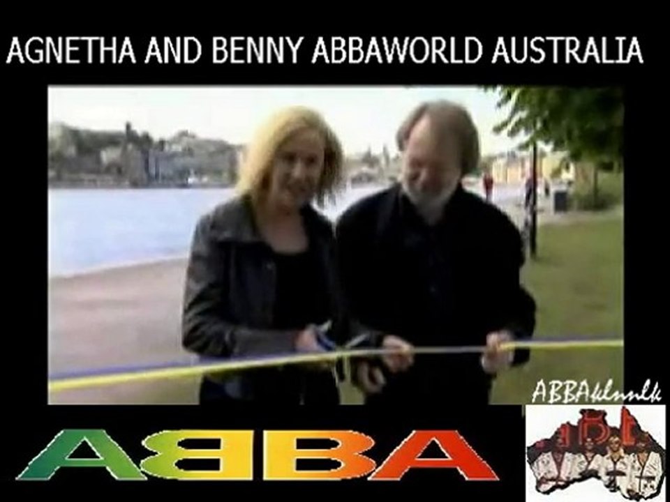ABBA AGNETHA AND BENNY ABBWORLD MELBOURNE AUSTRALIA