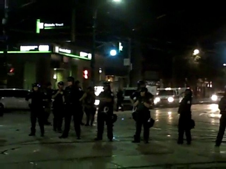 G20 Toronto Protests @ Spadina and Queen 1:08am