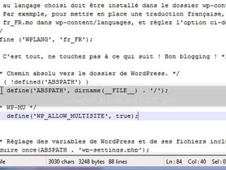 La minute WordPress #1 : Activer les multi-sites (réseaux)
