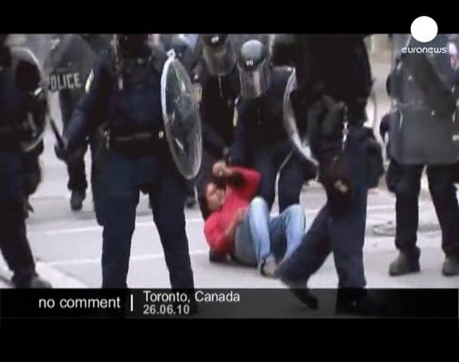Violent anti-G20 summit protests in Toronto - no comment