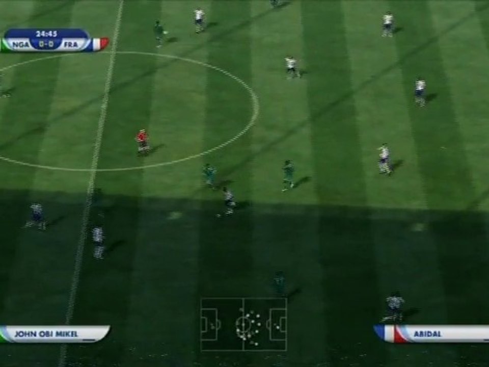 Nigéria - France Coupe du Monde 2010 FIFA 2010 Partie 1