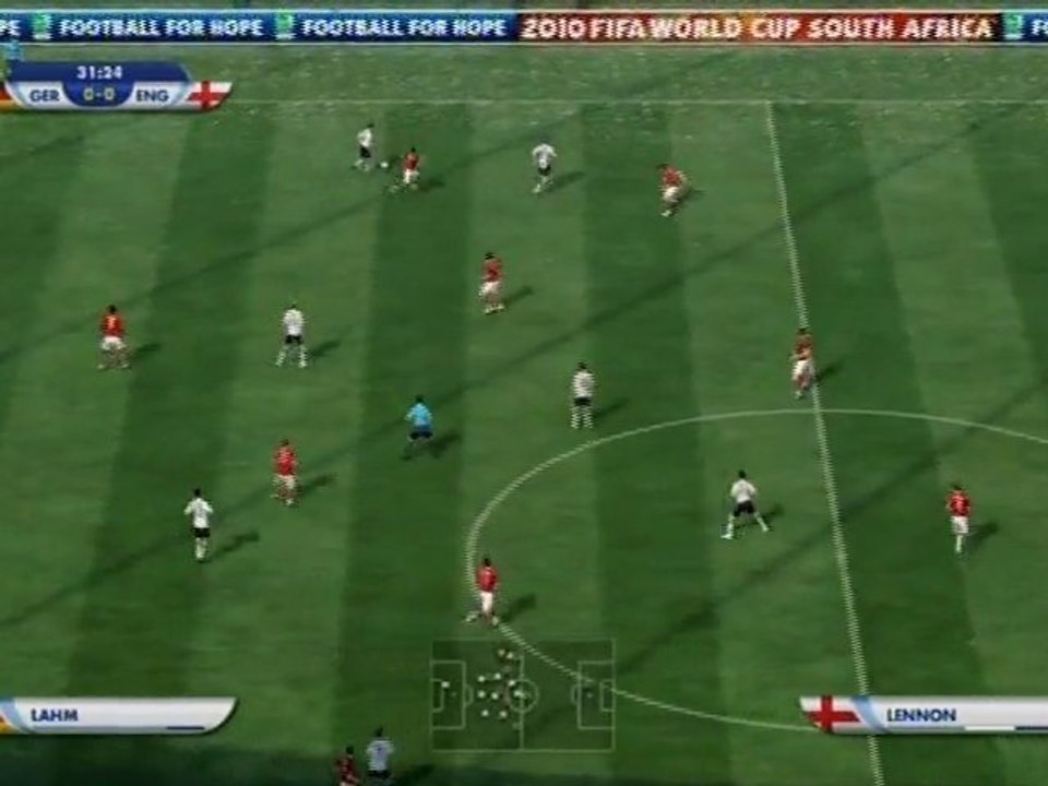 Allemagne - Angleterre Coupe du Monde 2010 FIFA 2010 Partie