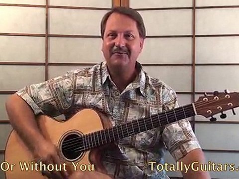 U2 - With or Without You Guitar lesson