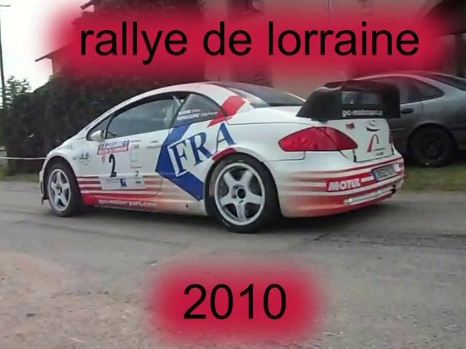 rallye de lorraine 2010 national - depart es7 -epingle es5