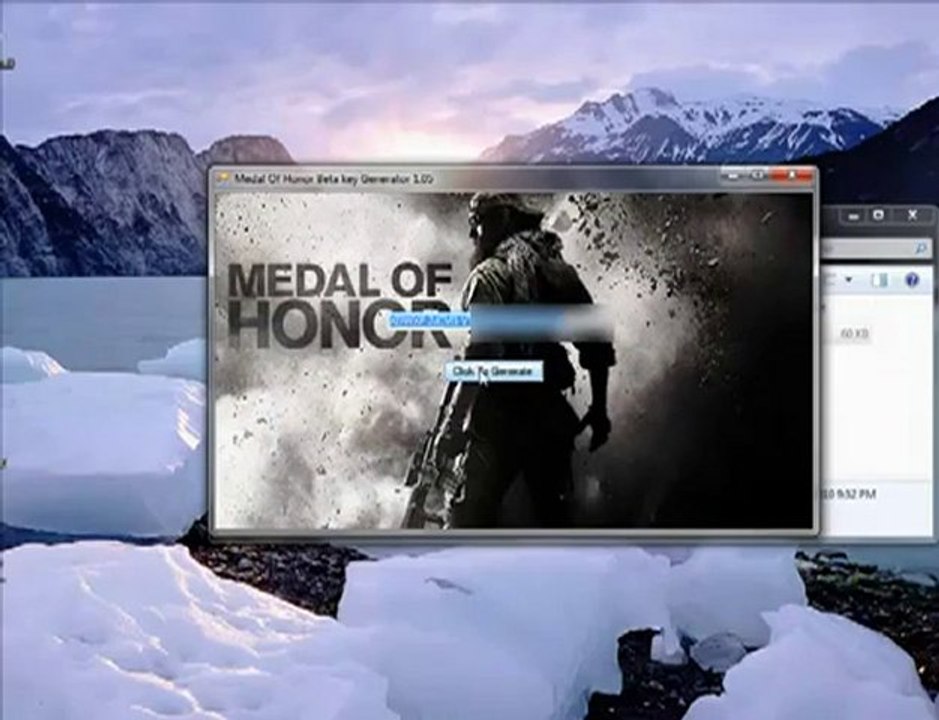 Medal Of Honor BETA KEY GENERATOR June 2010 Working