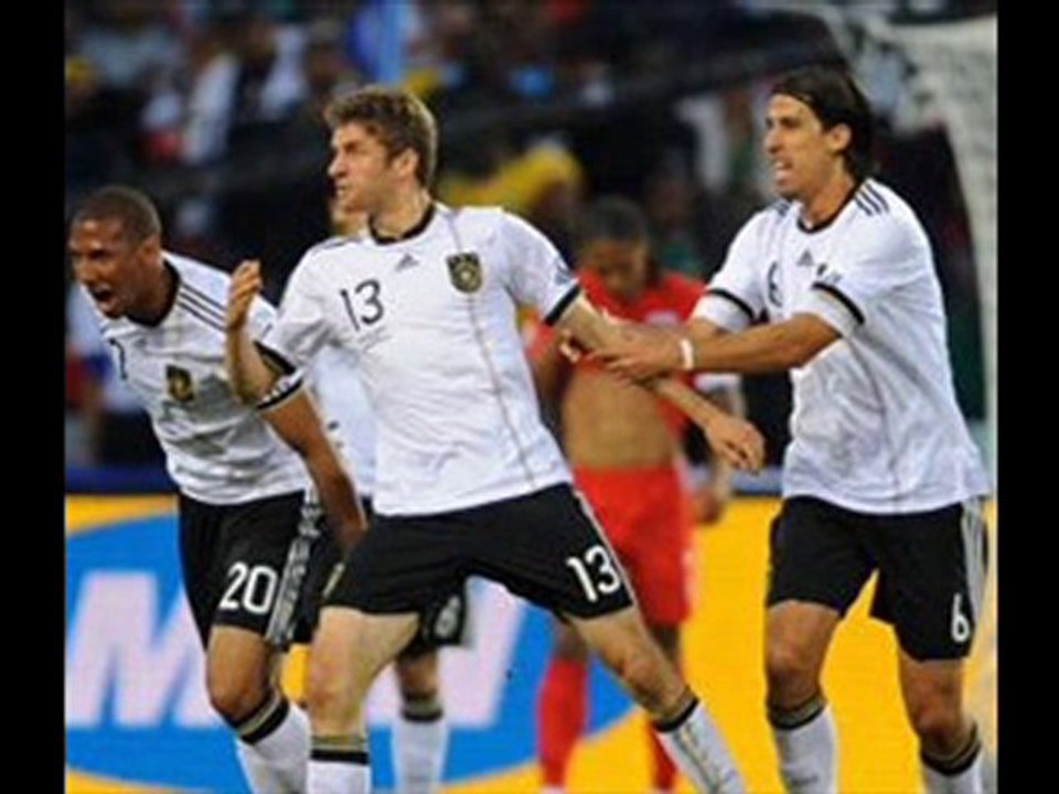 England 1-4 Germany Klose,Podolski scored, Mueller double