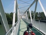 Passerelle piétons-vélos sur la Garonne à Gagnac-sur-Garonne