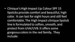 There is A Perfect Red Clinique Lipstick For You