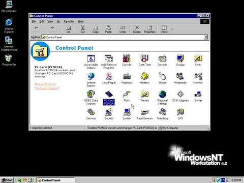 Retro: Windows NT 4.0 Workstation