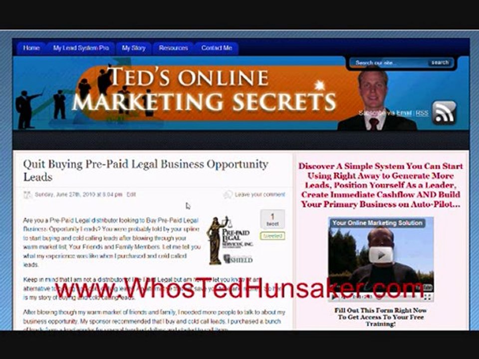 Pre-Paid Legal Leads-DON'T Buy Pre-Paid Legal Business Leads