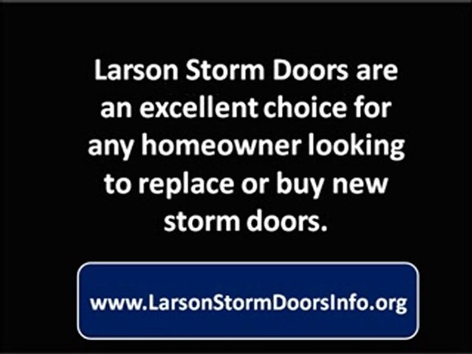 Larson Storm Doors