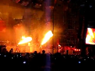Rammstein in flames live @ Sonisphere Bucharest 2010