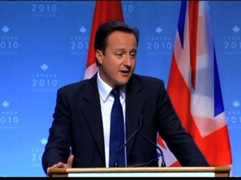 David Cameron parle de la défaite anglaise