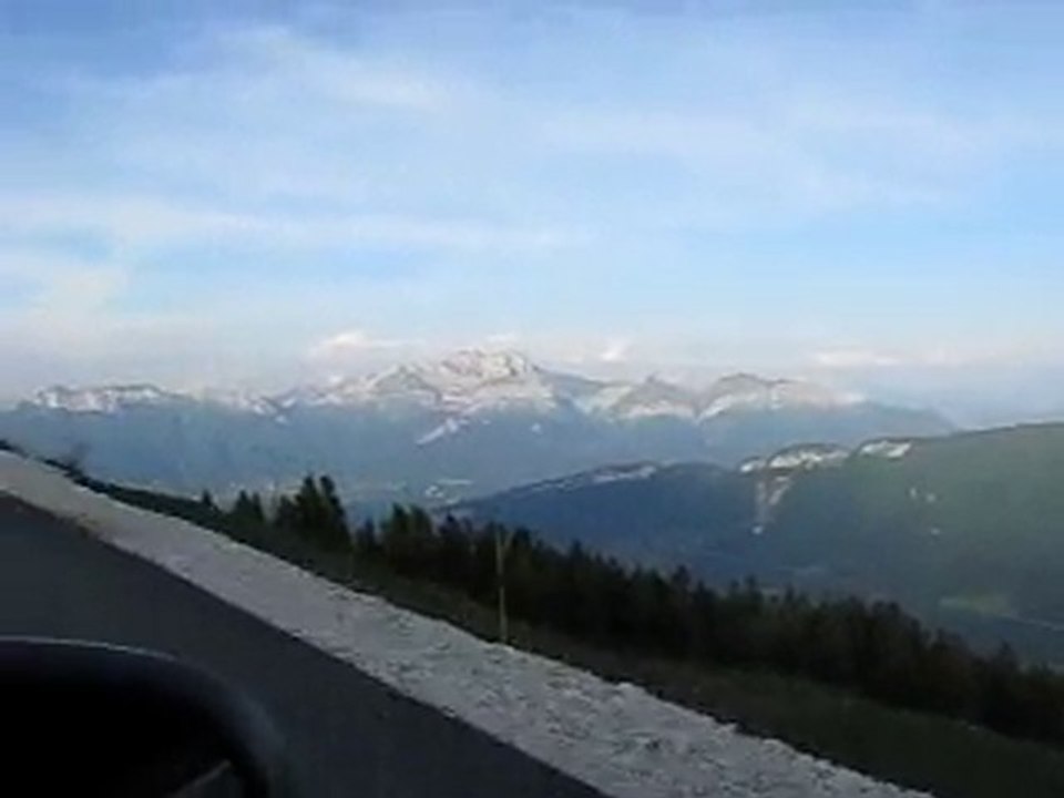 En redescendant du Semnoz