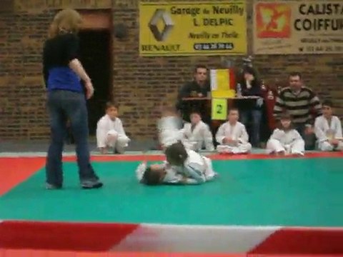 compétition de judo de Cindy