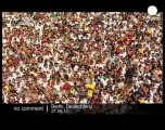 World Cup: German fans in Berlin - no comment