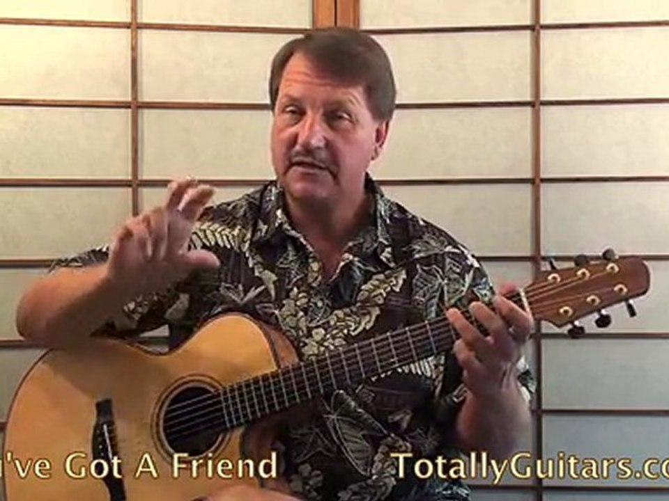 Carole King - You've Got A Friend Guitar lesson