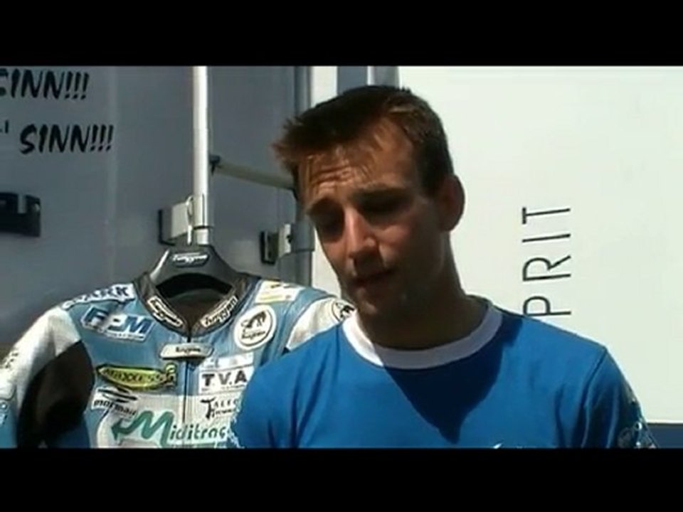 Interview johann Zarco fin de course Assen 26 juin 2010