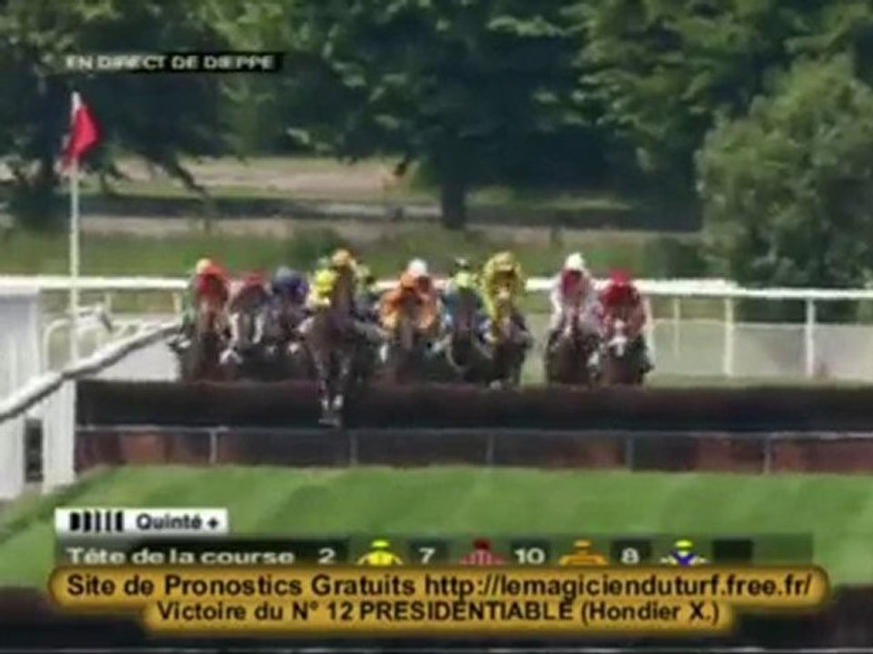 Vidéo Quinté PRIX DIEPPE MARITIME A  DIEPPE  28 juin 2010