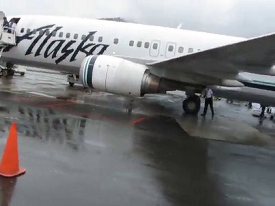 Alaska arrival.