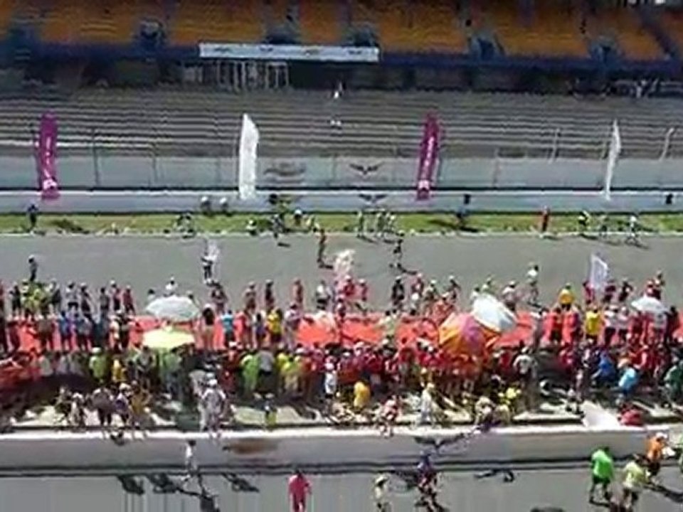24 h du mans rollers 2010 , quelques minutes avant le départ