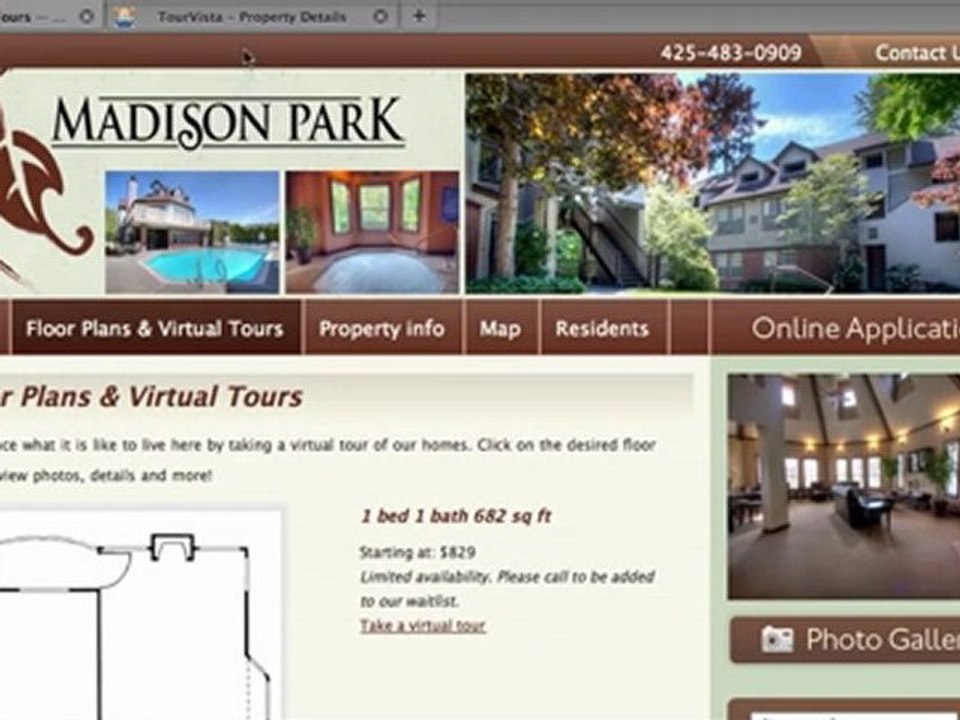 Setting virtual tour availability date options