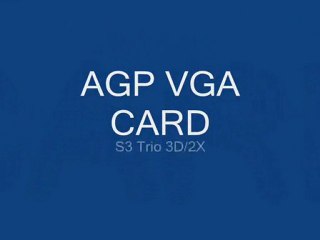 Computer hardware(Agp vga card)class no.1