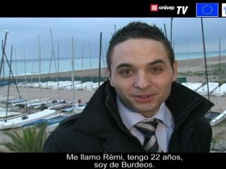 Rémi Pineau, francés en prácticas en España