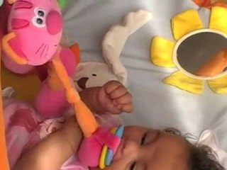 Emilie sur son tapis 24 juin 2010