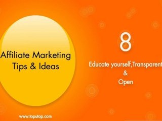 Affiliate Marketing Tips and Ideas