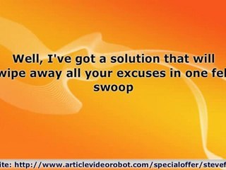 Article Video Robot Makes you an Expert Video Creator