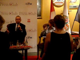 CONFERENCE DE PRESSE DE ROBERT CALCAGNO A MONACO N°1