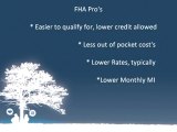 The Pro's and Con's of FHA Mortgages
