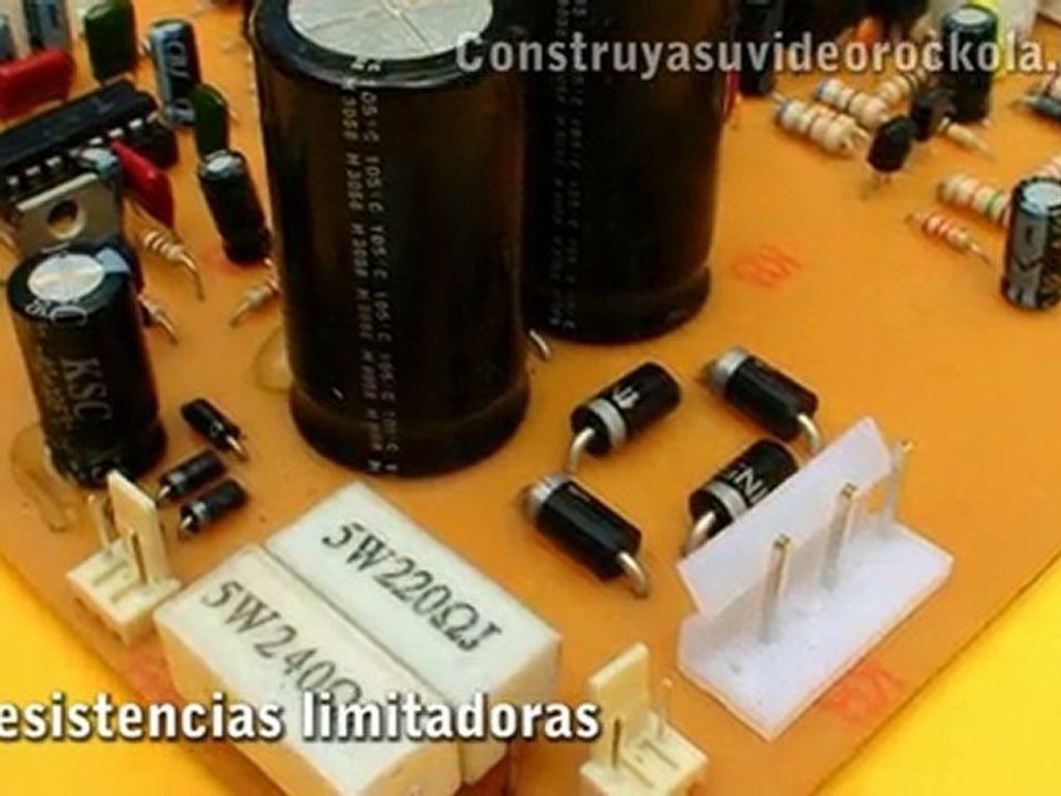 Amplificador de 200 watts para videorockola