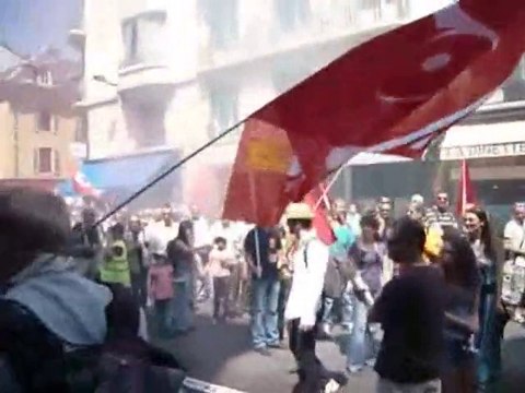 Manif pour les retraites à Annecy, le 24 juin 2010.