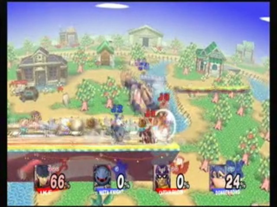 SSBB: Saito&Spark (Ike & C.falcon) Vs Myol&Kazal (MK & DK)