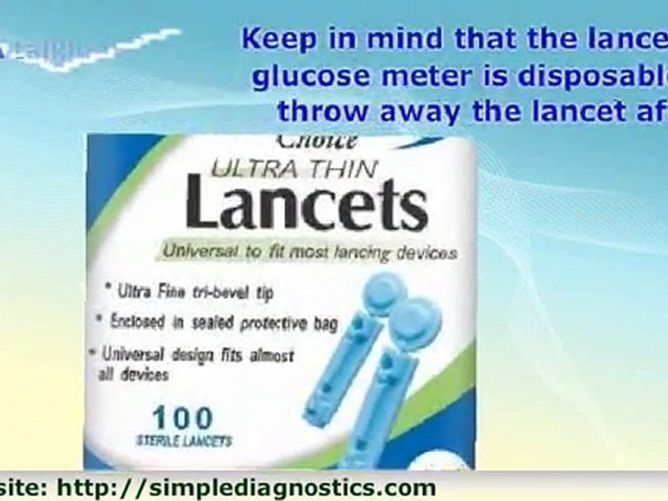 Talking Glucose Meter - Simple Diagnostics