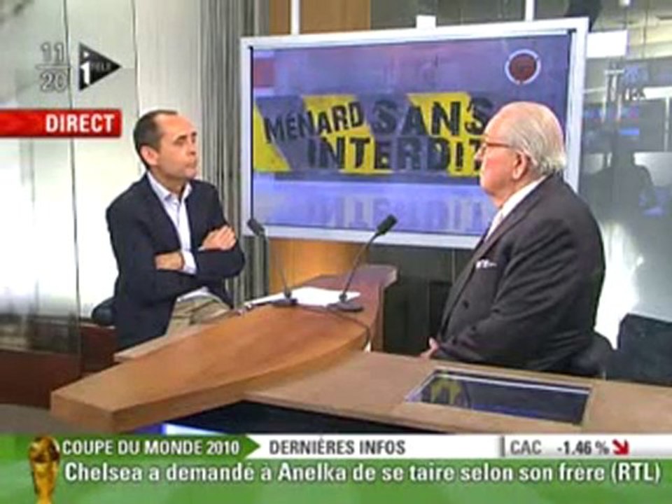 FN - Jean-Marie Le Pen Vs Robert Ménard - 22/06/2010