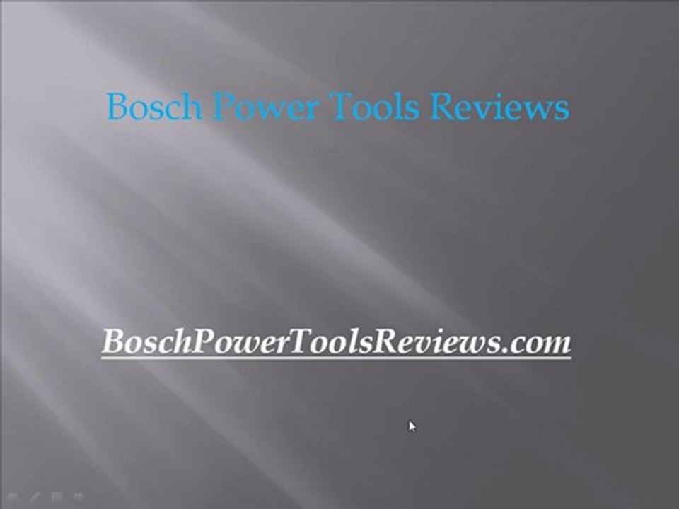 Bosch Power Tools