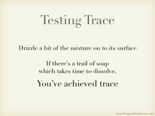 What Is Trace in Soap Making?