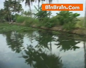 Boat travelling in Kumarakom