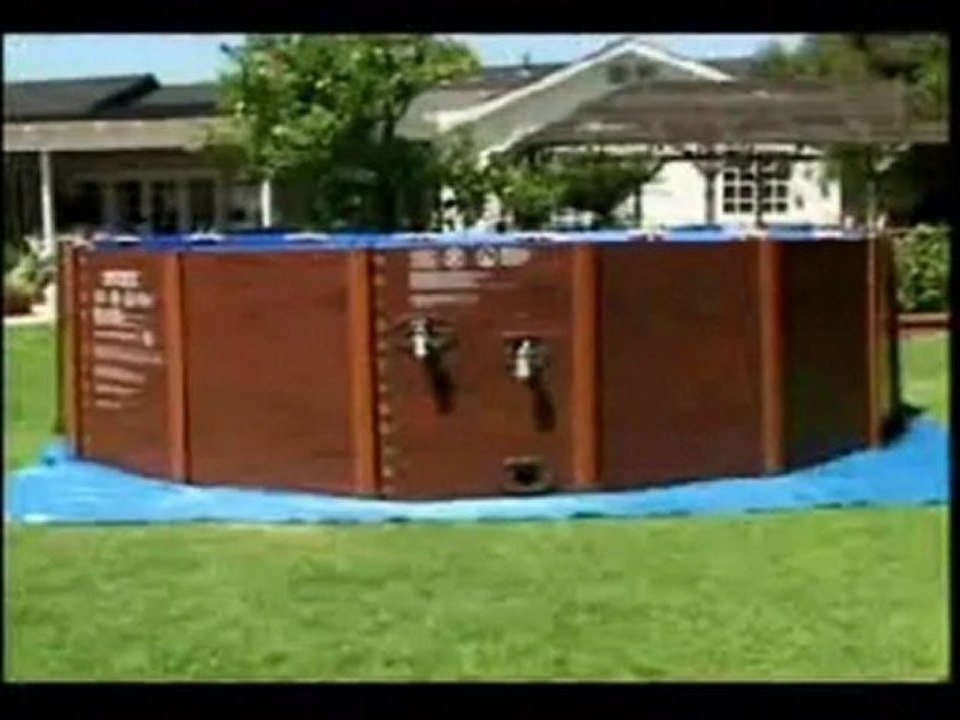 Installation piscine Intex SEQUOIA VigiPiscine