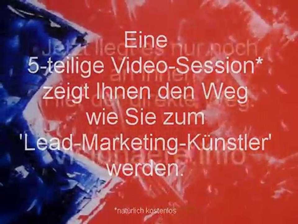 Lead Marketing ist eine Kunst