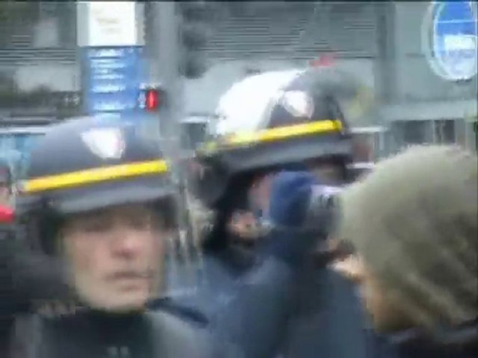 Vidéo-reportage: manifestation 8 janvier 2009