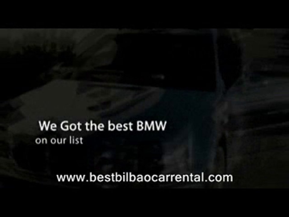 BMW Car Hire in Bilbao Spain
