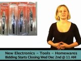 New Electronics Tools Homewares and Hobby Inventory Auction