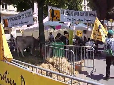 La Confédération paysanne de José Bové à Paris