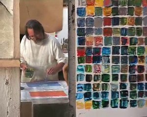 L'atelier de fabrication des "kakemonos" (4)