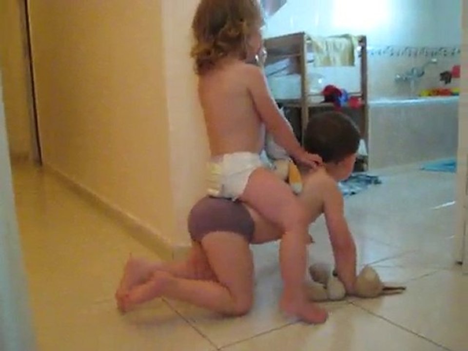 a cheval ....